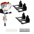 JNIHEEP Garage Organizer Trimmer Rack, Garden Power Tool Hanger Weed Whackers Holder Wall Mounted for Grass Trimmer, Hedge Trimmer, Garage Trimmer, Garden Tools,1 Pack