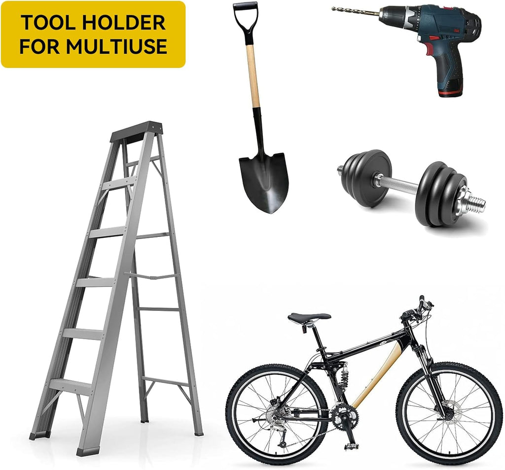 JNIHEEP Garage Organizer Trimmer Rack, Garden Power Tool Hanger Weed Whackers Holder Wall Mounted for Grass Trimmer, Hedge Trimmer, Garage Trimmer, Garden Tools,1 Pack